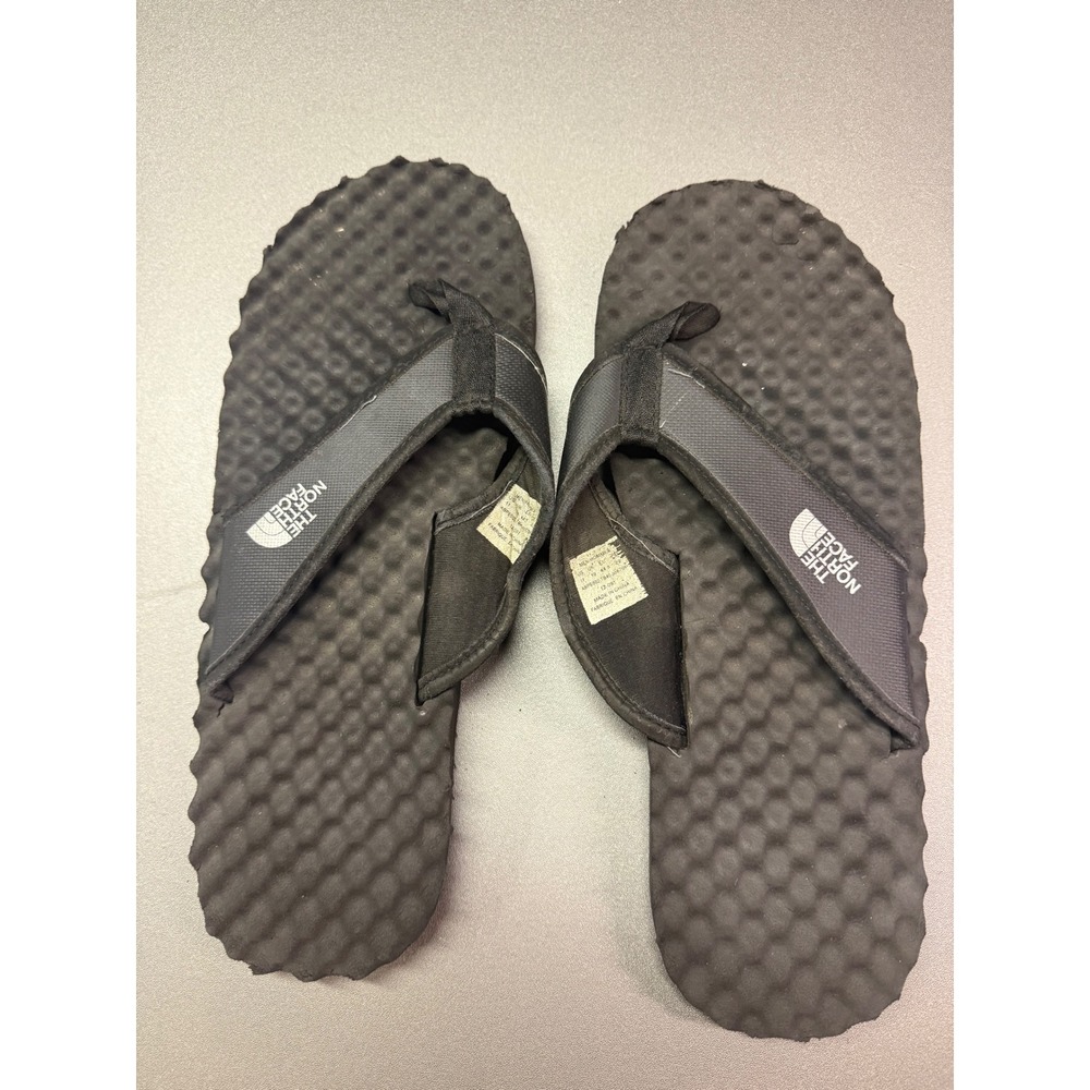The North Face Base Camp Flip Flops Mens 11 Black Thong Sandals ABPB002